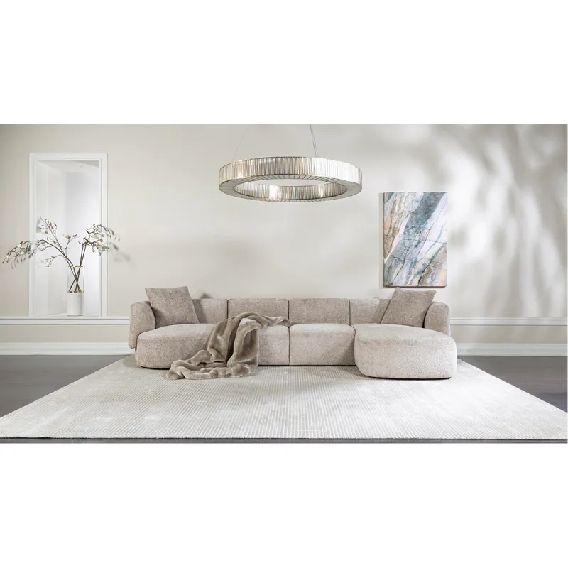 SYDNEY left arm modular chair taupe