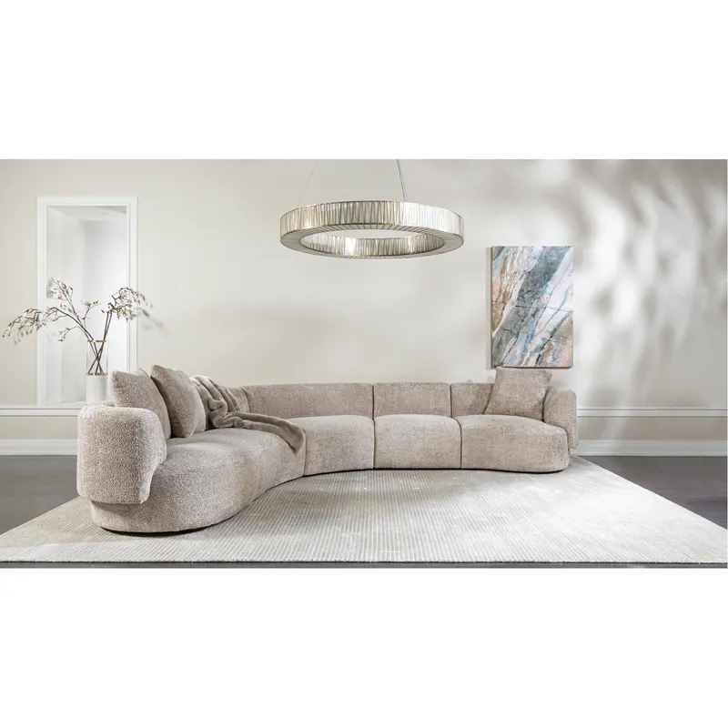 SYDNEY right arm modular chair taupe