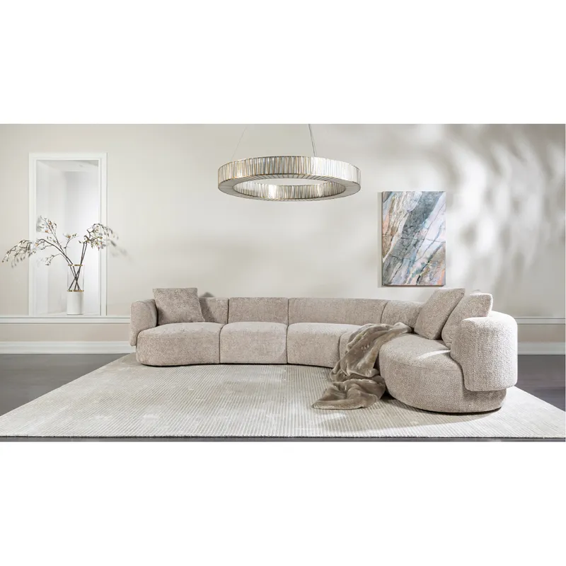 SYDNEY left arm modular chair taupe